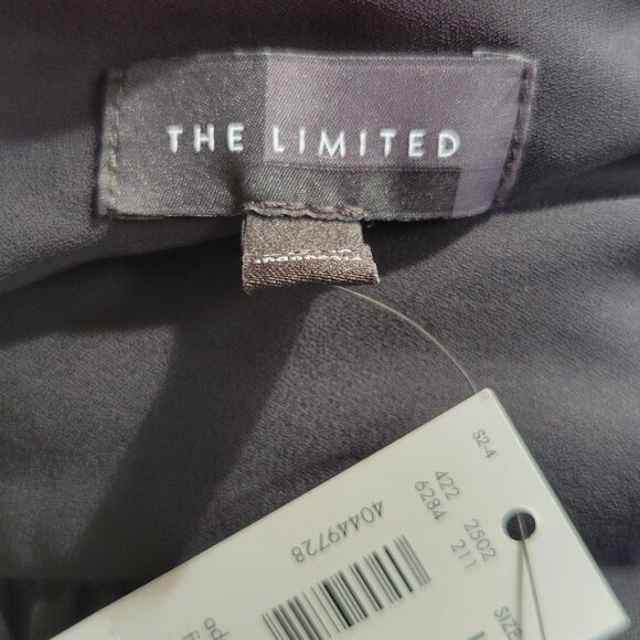 NWT THE LIMITED Black Red Blouse Shirt Large L - Picture 3 of 3